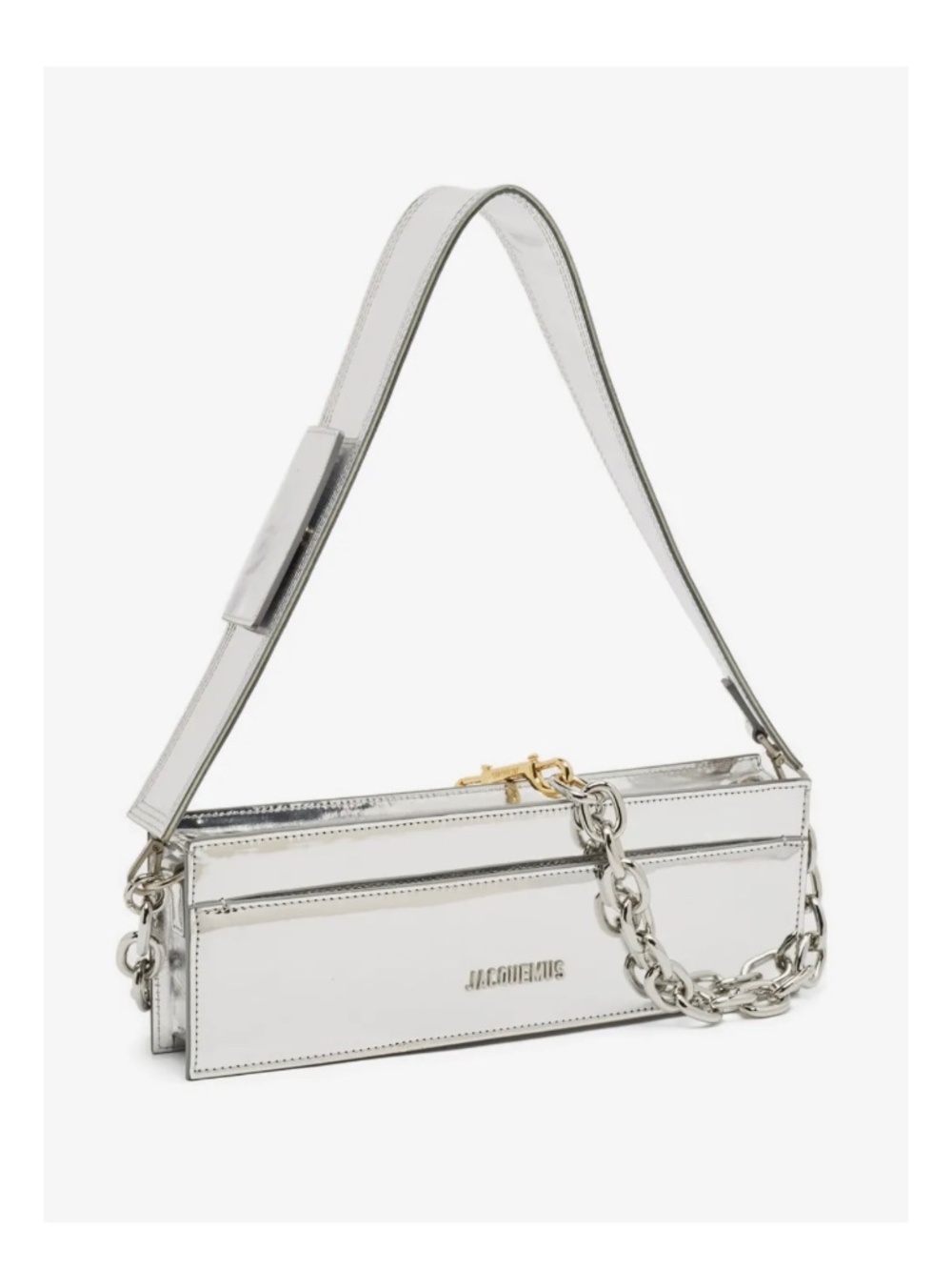 Jacquemus Le Bambino long in silver